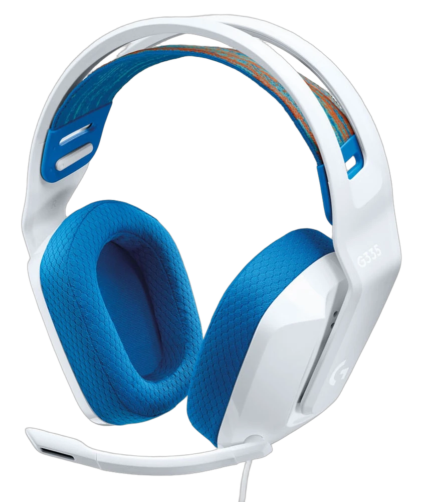 Logitech G G335 (Blanc) – Casque Gaming Filaire Ultra-Léger