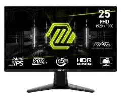 MSI MAG 255F E20 24.5" 200Hz 0.5ms FHD