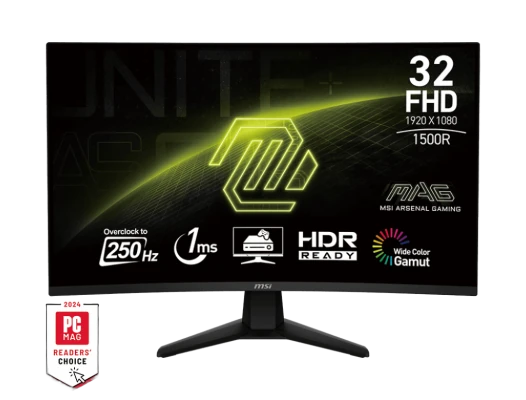 MSI MAG 32C6X 31,5" 1ms 250Hz Curved